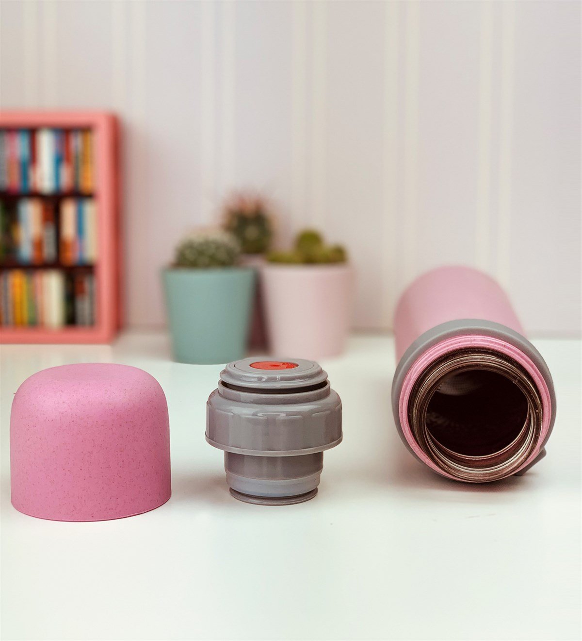  H20 Bardaklı Pembe Cam MataraGiftmodaBardaklı-Pembe-Cam-Matara