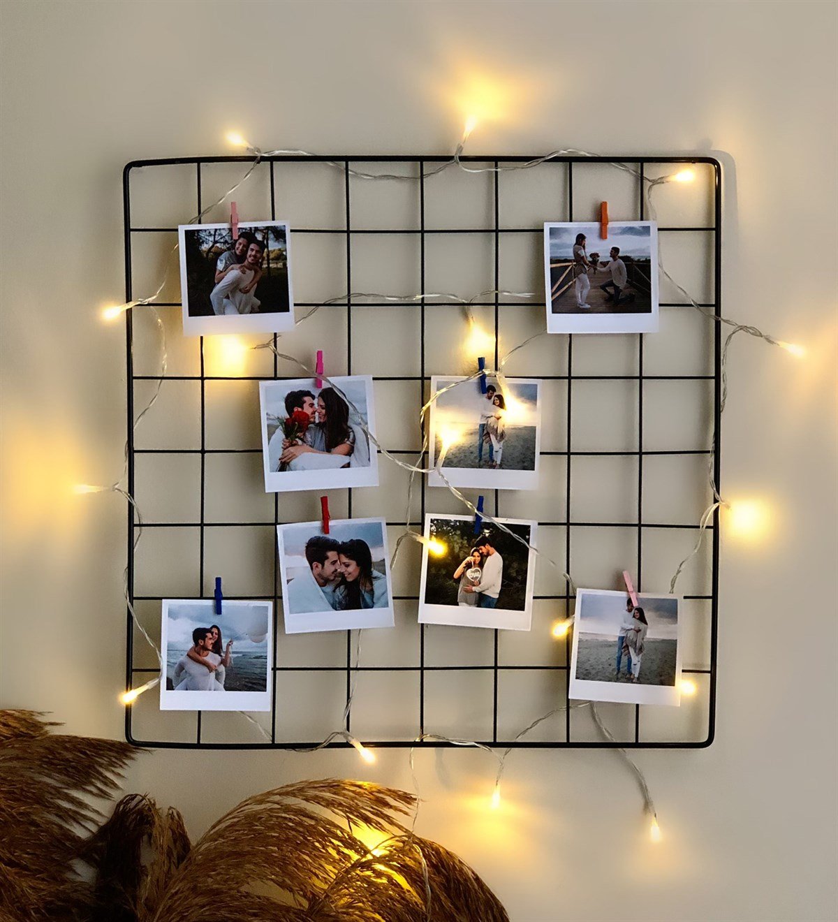  Kişiye Özel Fotoğraflı Peri Ledli Metal ÇerçeveGiftmodagm-1456-Gm-4081