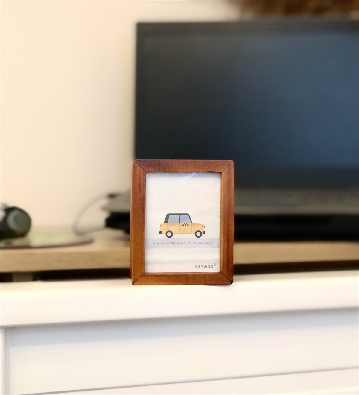 Ahşap Fotoğraf Çerçeveli Müzik KutusuMarkasızGM00020