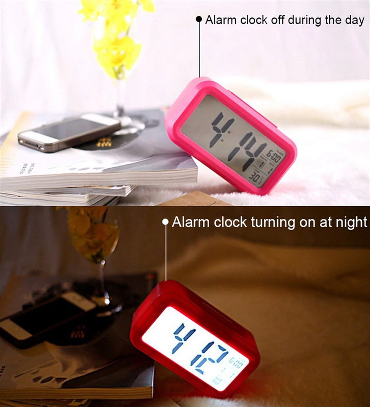 Alarmlı Dijital Masa Saati GiftmodaGM-1100