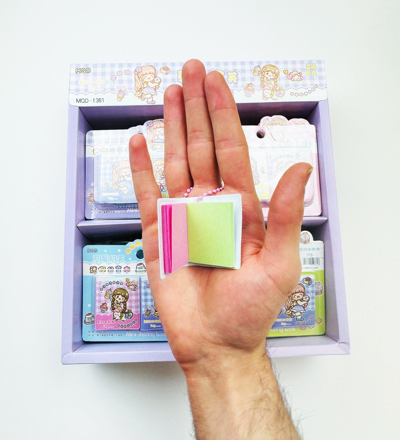 2'li Paket 4 Adet Prenses Tasarımlı Defter & AnahtarlıkgiftmodaBam 1030-1