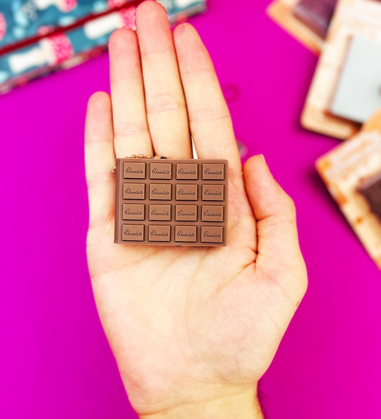 2'li Çikolata Tasarımlı Anahtarlık DeftergiftmodaBm-1261