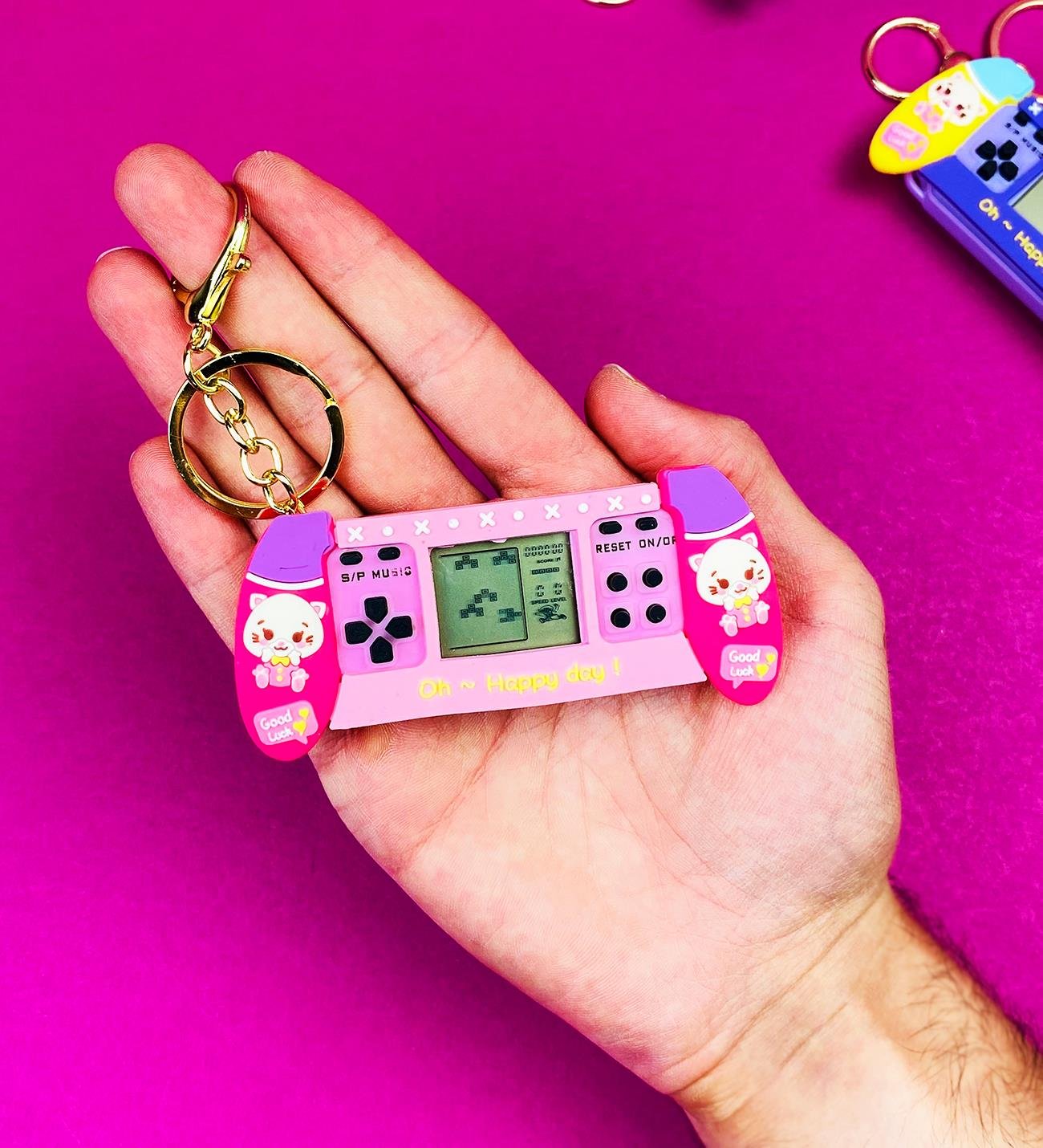Retro Oyun Konsolu Tasarımlı AnahtarlıkgiftmodaBM-1346