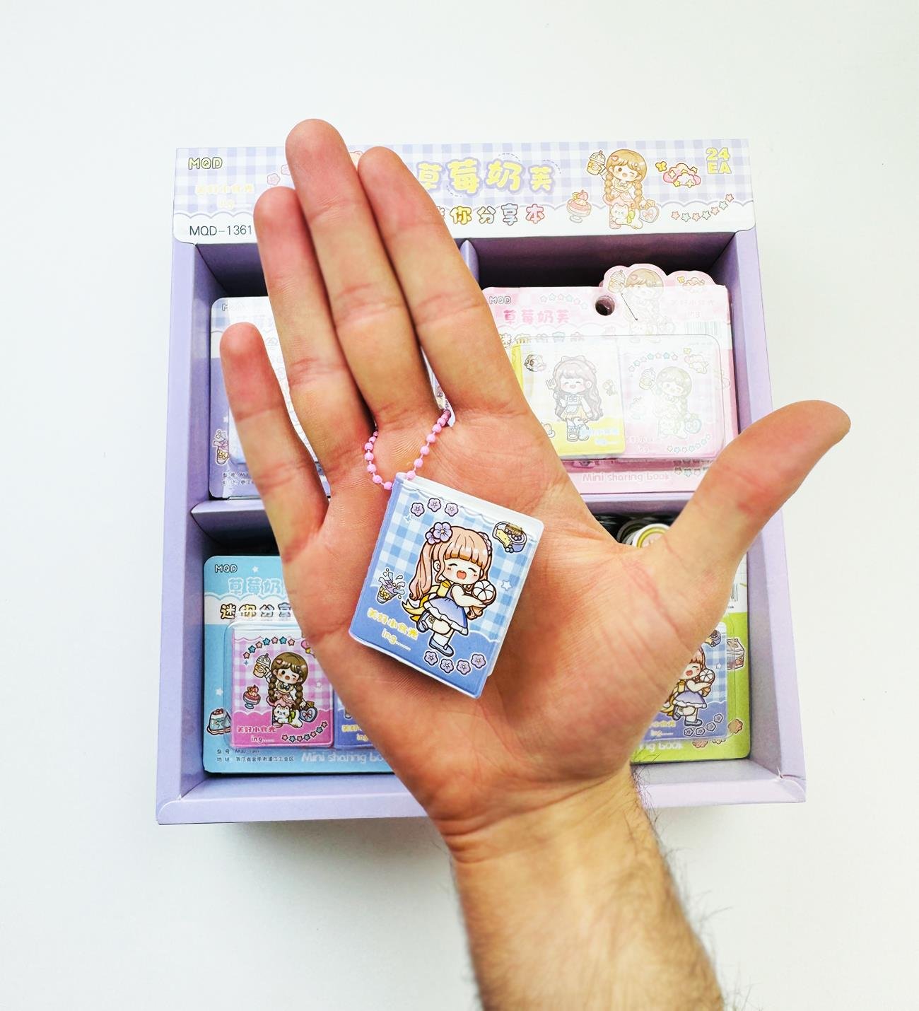 2'li Paket 4 Adet Prenses Tasarımlı Defter & AnahtarlıkgiftmodaBam 1030-1