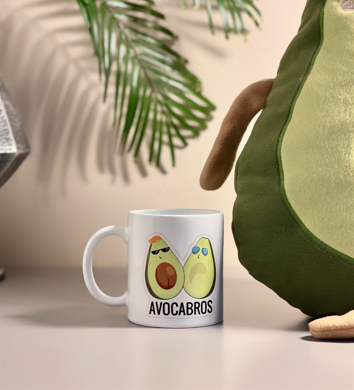 Avokado Yastık Ve Bro Best Friends Forever Tasarımlı Kupa SetGiftmodaGmhs100122