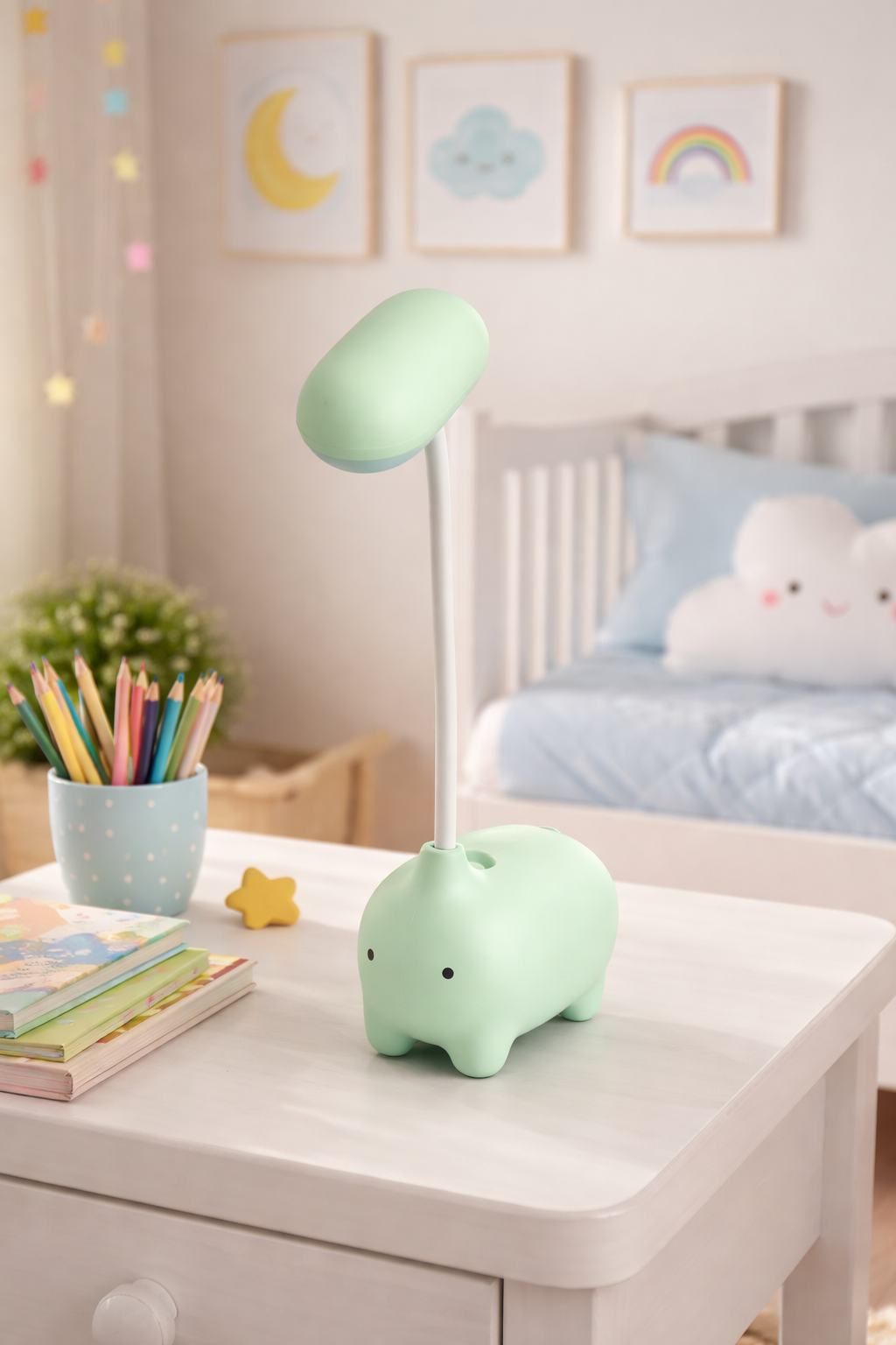 Modern Geyik Tasarımlı Şarjlı Masa LambasıgiftmodaGm-4208