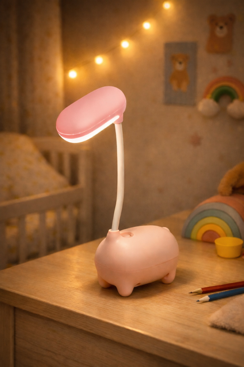 Modern Geyik Tasarımlı Şarjlı Masa LambasıgiftmodaGm-4208