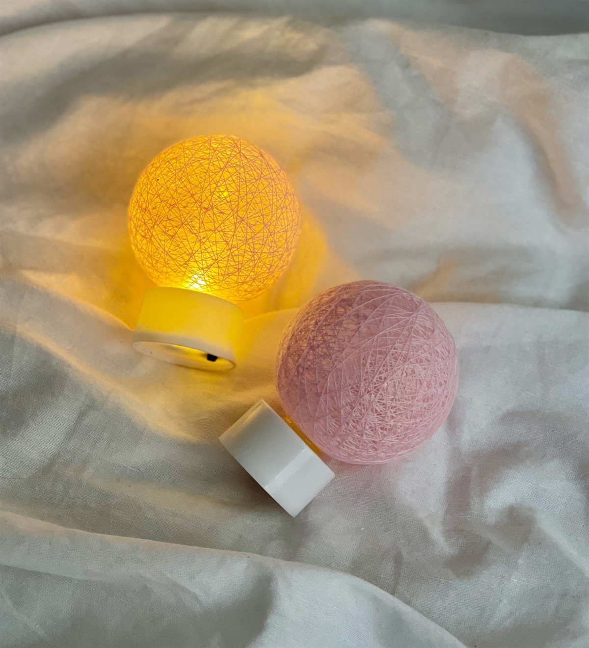 Mini Hasır 2'li Gece LambasıgiftmodaGM-4157