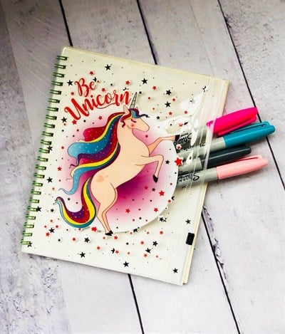 Be Unicorn Çanta Kapaklı Defter