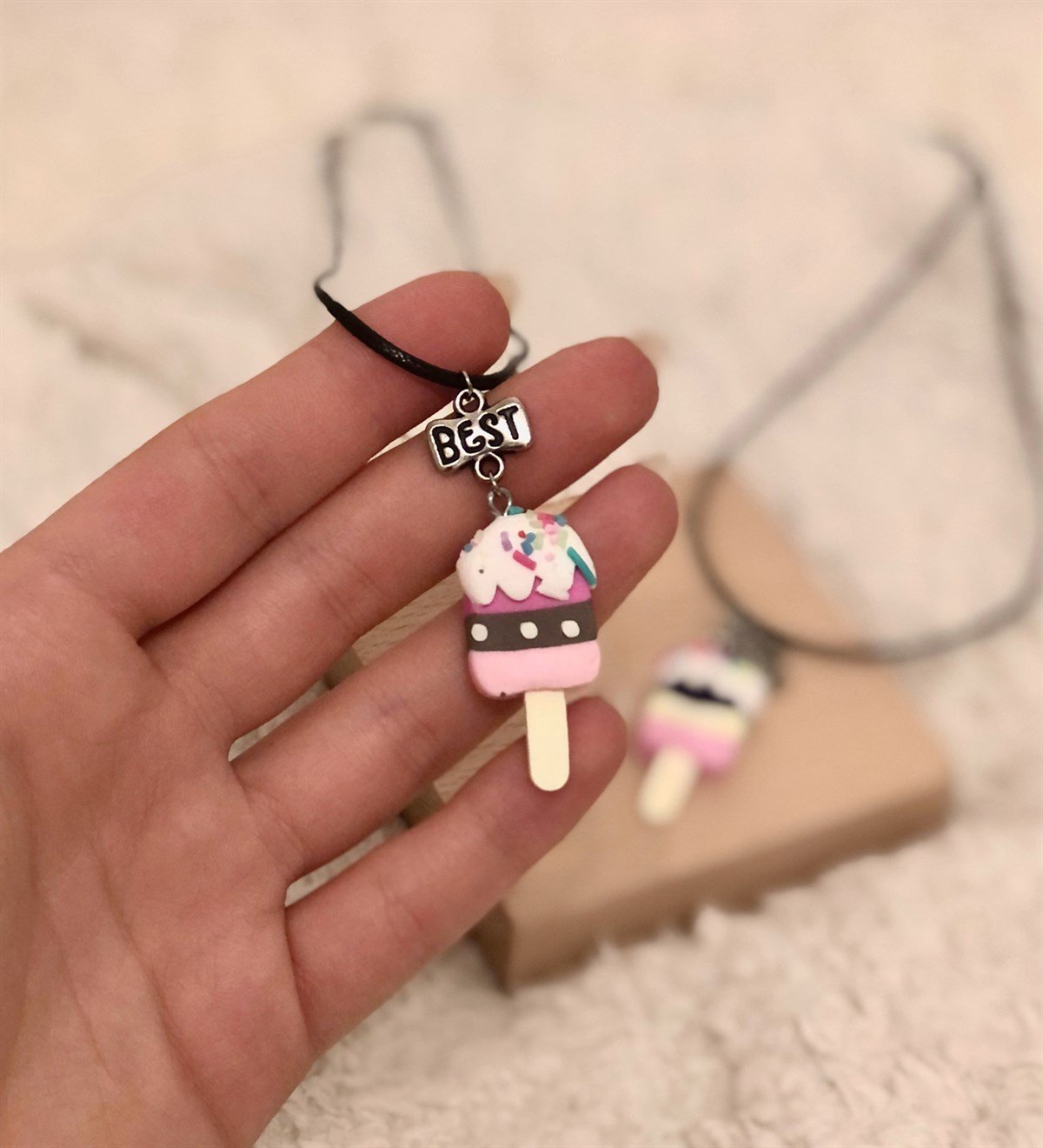 Best Friends Dondurma KolyeGiftmodaGmky100003