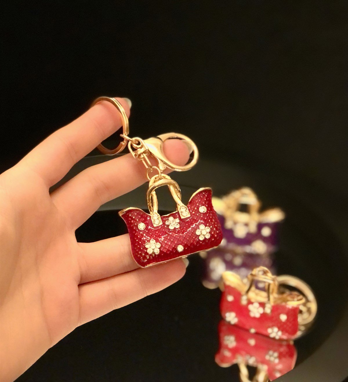 Çanta Figürlü Taşlı AnahtarlıkGiftmodaGman100009