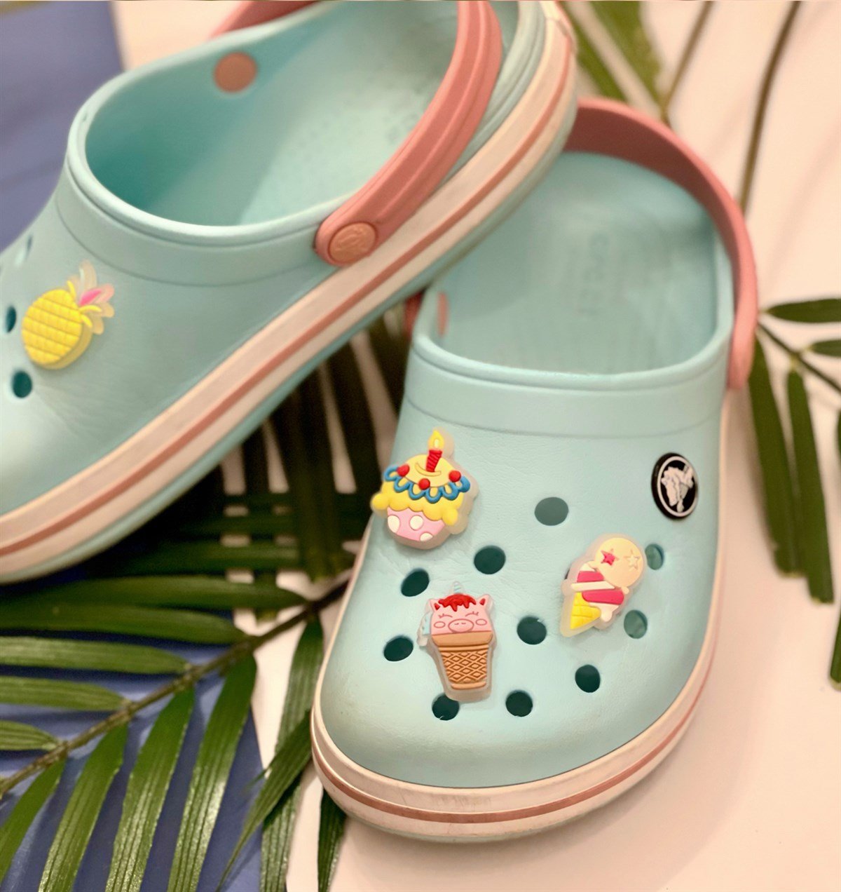 Crocs Jibbitz Fosforlu Terlik Süsü 5'li Tatil SerisiGiftmodaGmjb00019