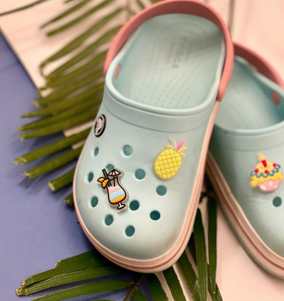 Crocs Jibbitz Fosforlu Terlik Süsü 5'li Tatil SerisiGiftmodaGmjb00019