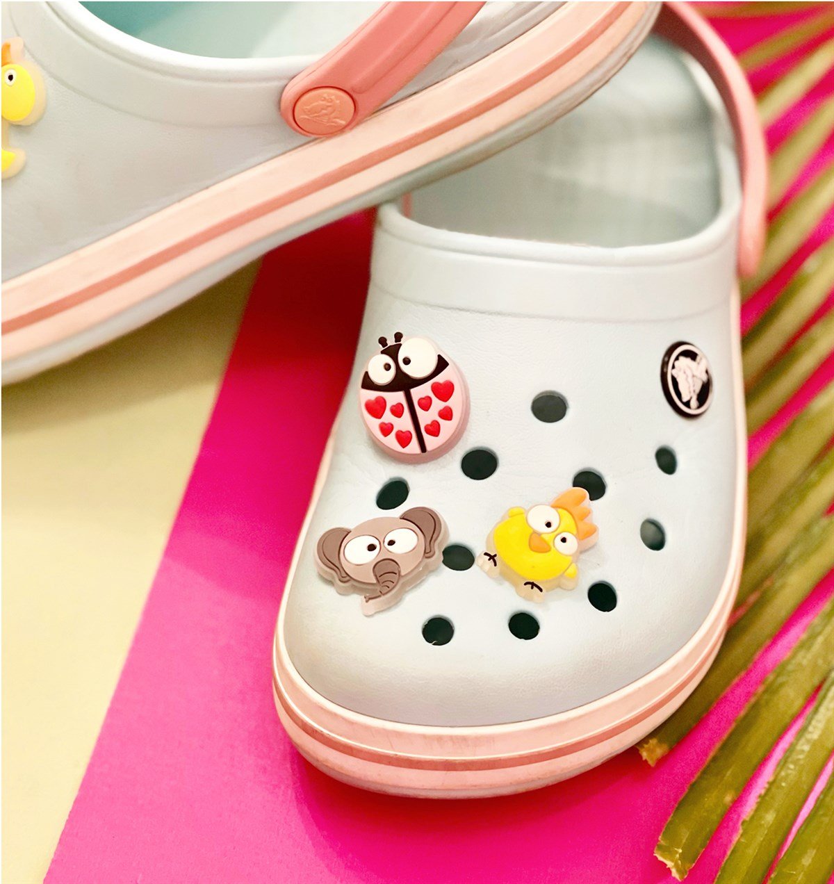 Crocs Jibbitz Fosforlu Terlik Süsü 6'lı Sevimli Hayvan SerisiGiftmodaGmjb00016