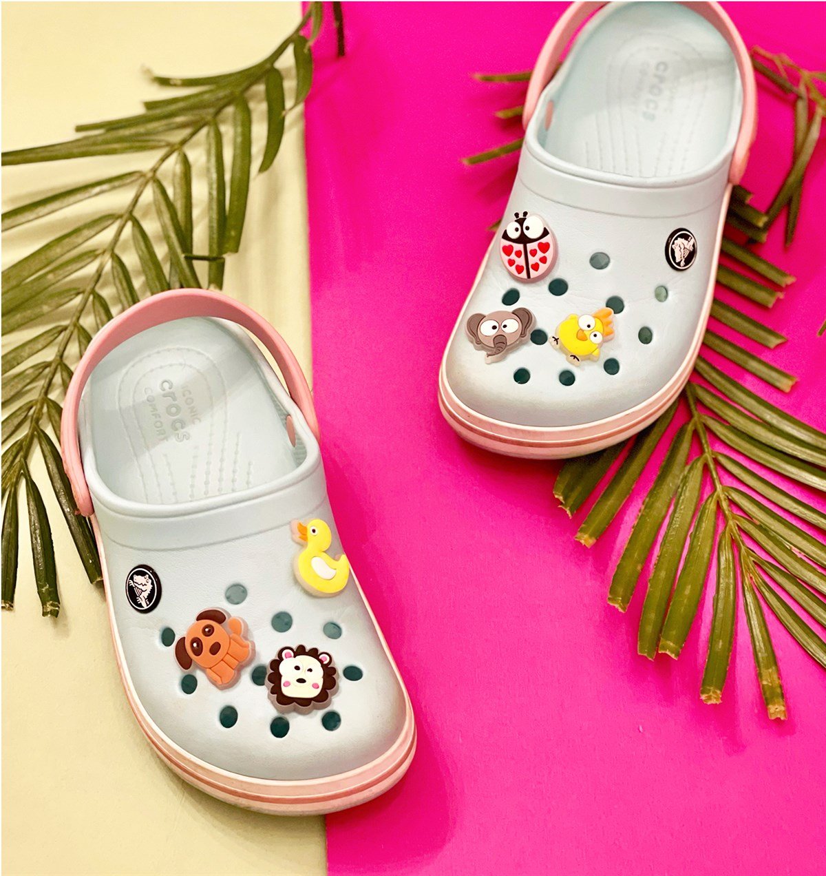 Crocs Jibbitz Fosforlu Terlik Süsü 6'lı Sevimli Hayvan SerisiGiftmodaGmjb00016