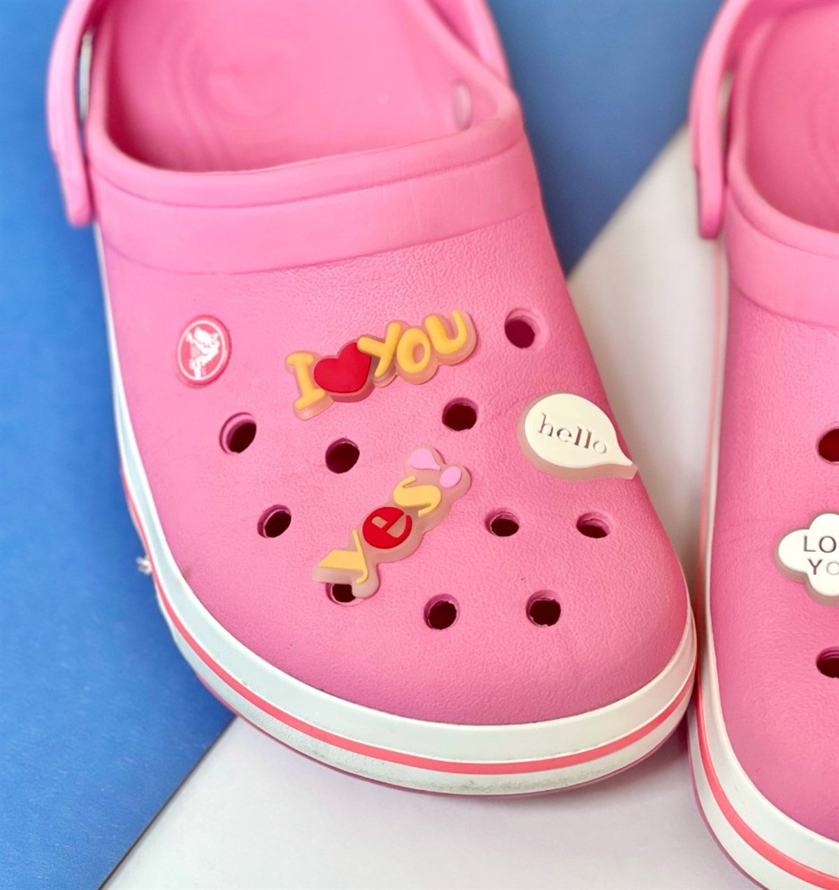Crocs Jibbitz Fosforlu Terlik Süsü I Love You Serisi 6'lı GiftmodaGmjb00020