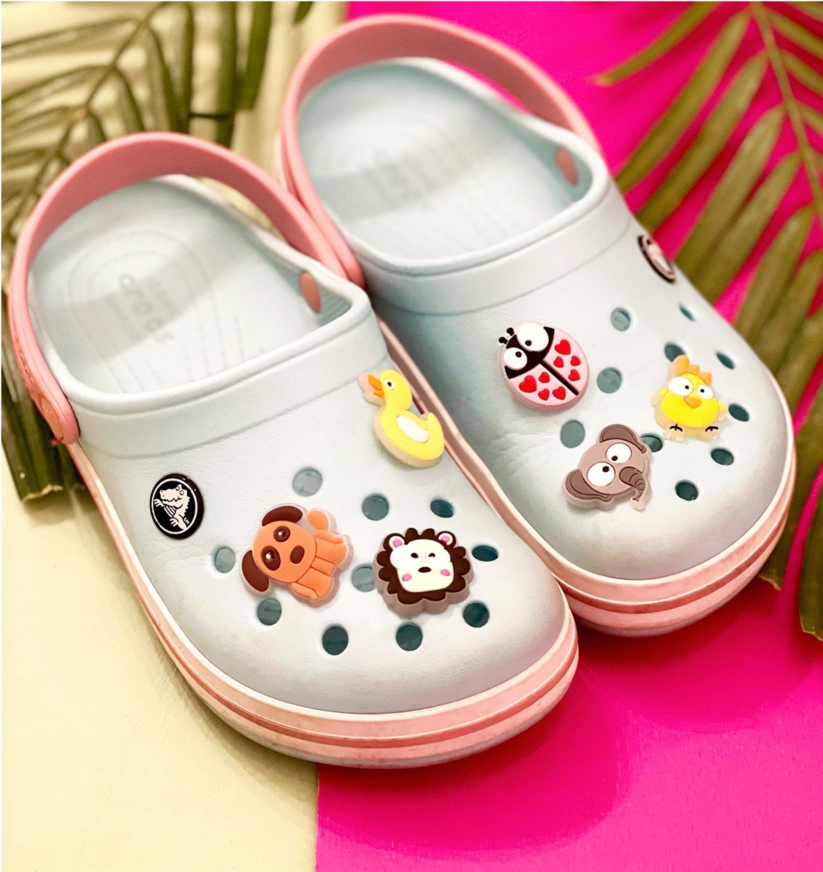 Crocs Jibbitz Fosforlu Terlik Süsü 6'lı Sevimli Hayvan SerisiGiftmodaGmjb00016