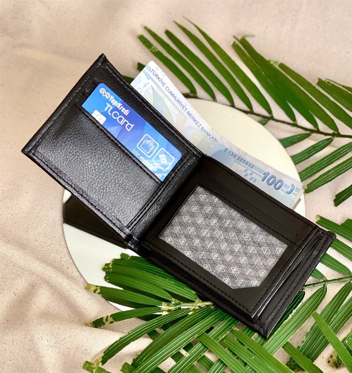 Kişiye Özel Yatay Siyah CüzdanGiftmodaGmcd00001