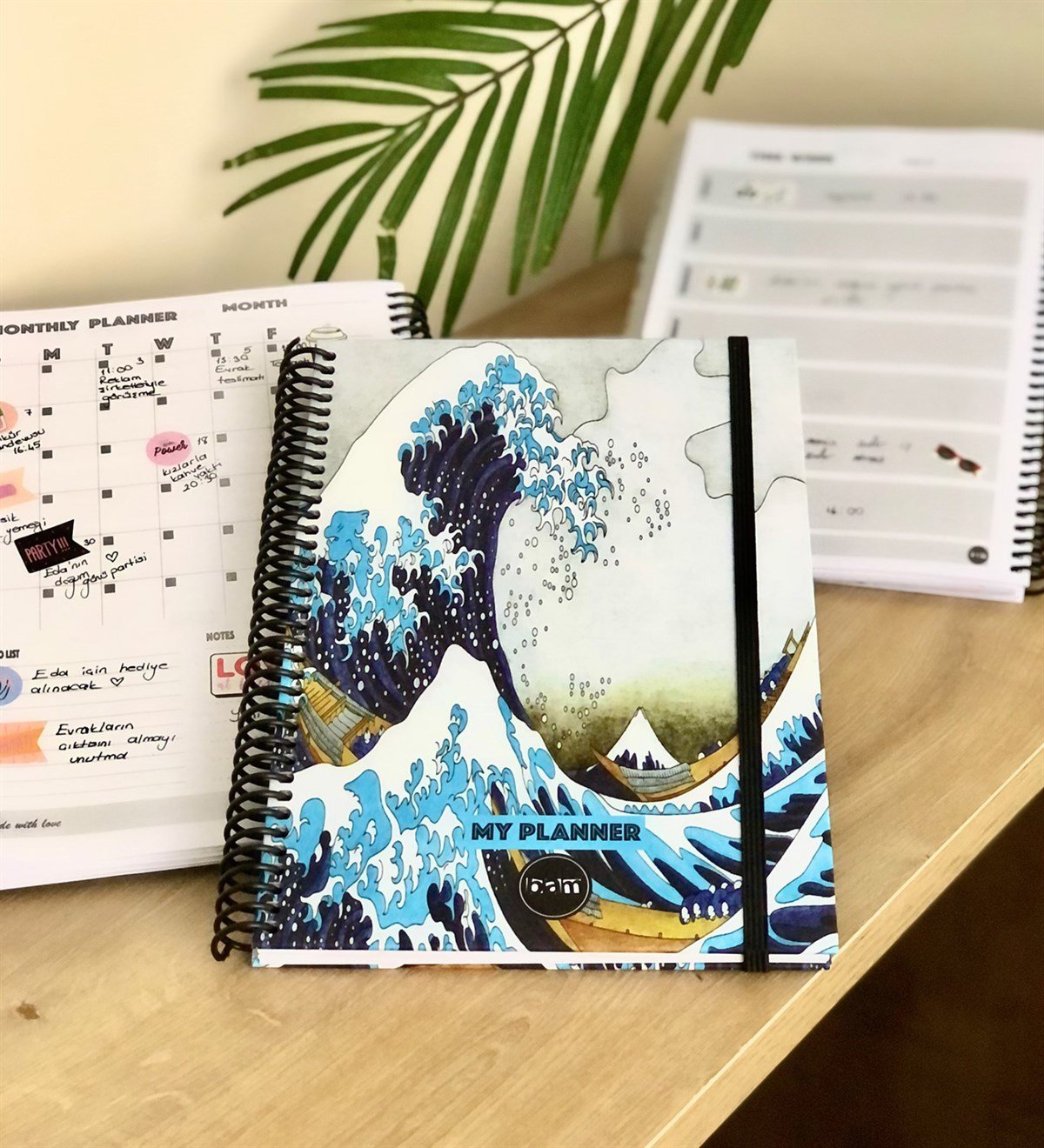 Dalga Tarihsiz Haftalık PlanlayıcıGiftmodaGmp-015