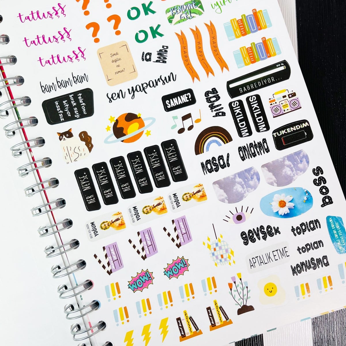 Kırmızı Noel Tasarımlı Konuşan AjandagiftmodaGmd100156