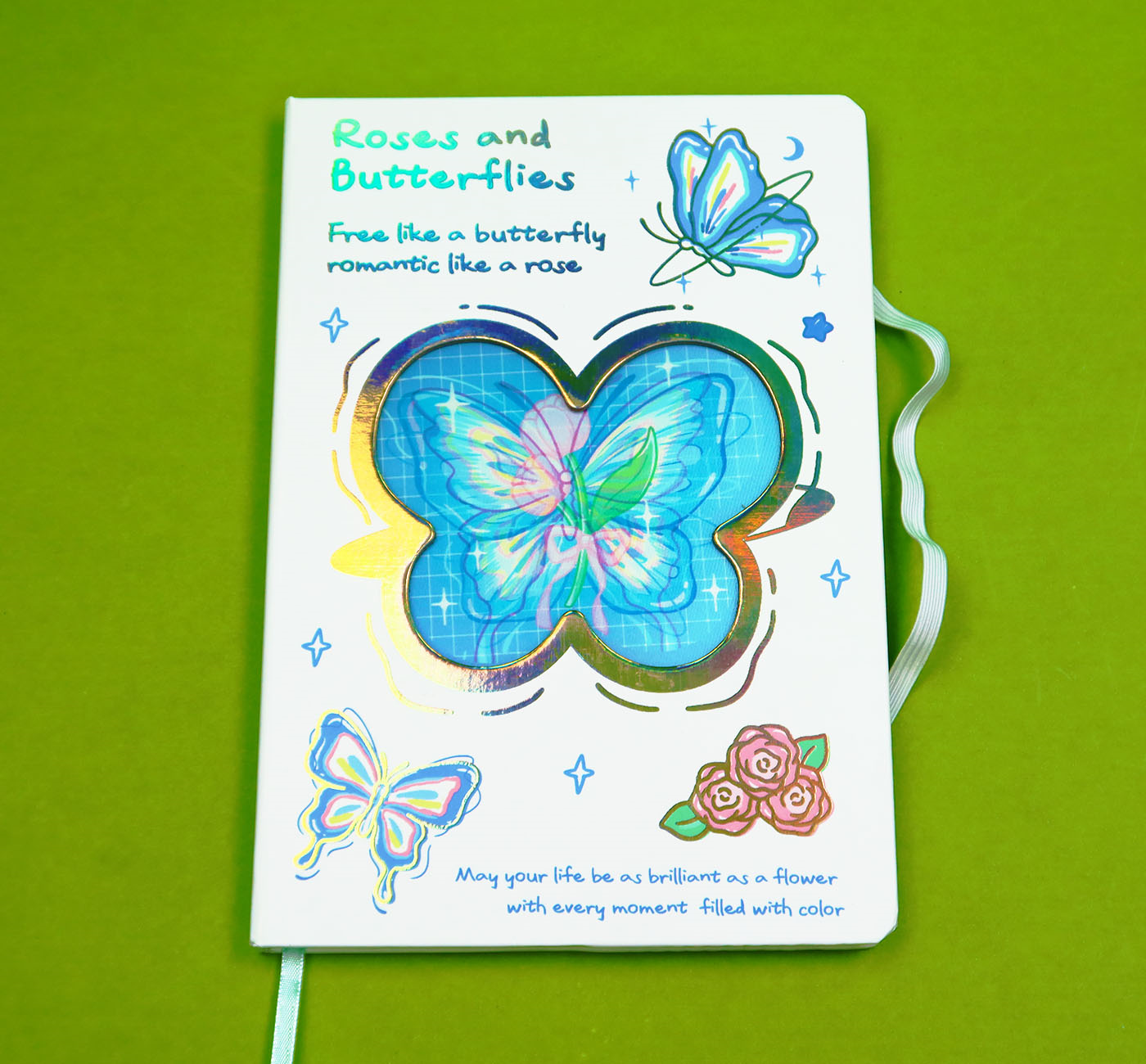 Hologram Kapaklı Kelebek DeftergiftmodaBM-2177