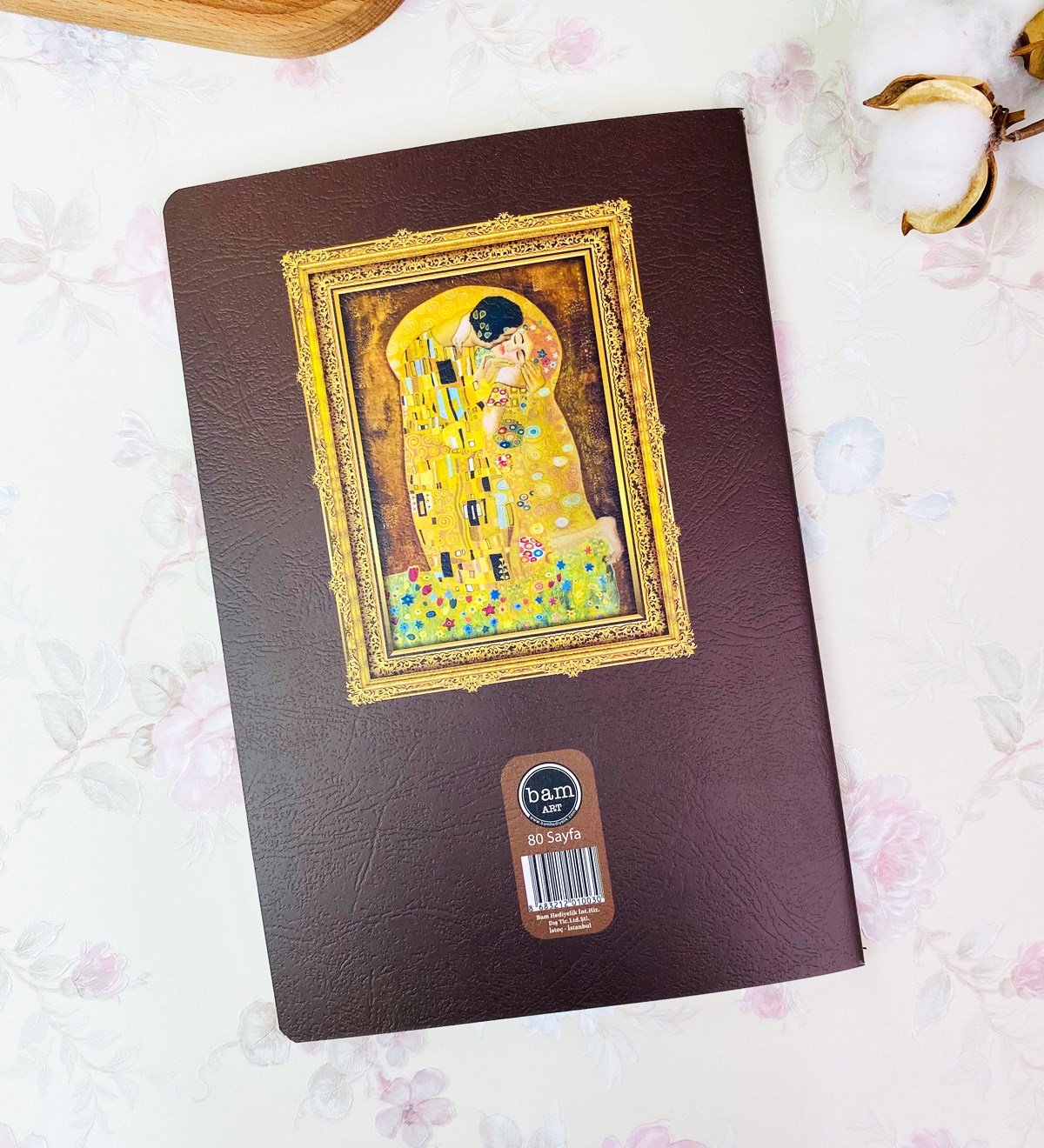 Gustav Klimt Öpücük Ve Sırları Tasarımlı Art Defter	giftmodaGmd100246
