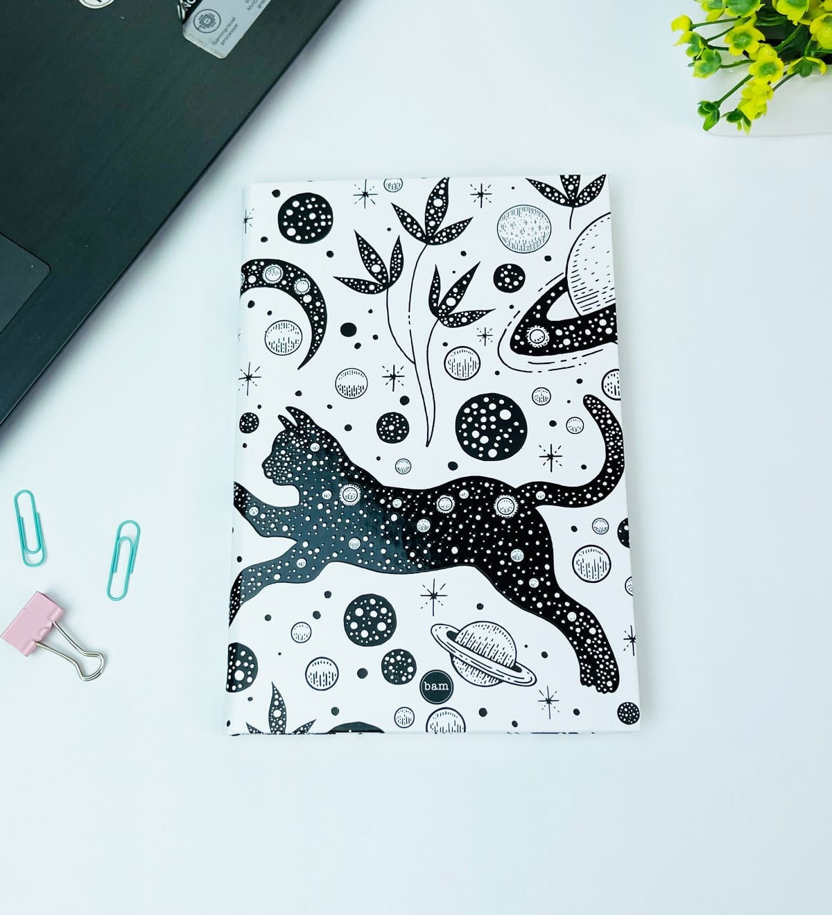 Tarot Kedi Tasarımlı Lastikli Defter	giftmodaGmd100443