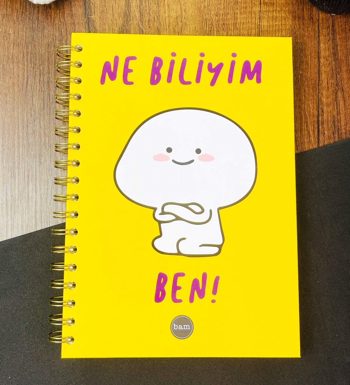 Ne Biliyim Ben Tasarımlı Spiralli DeftergiftmodaGmd100260