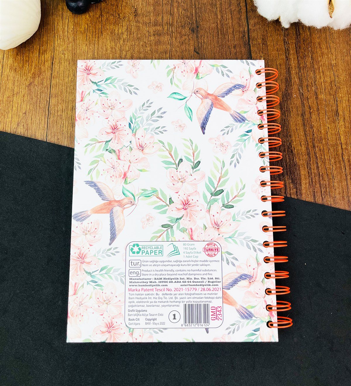 Follow Your Dreams Tasarımlı Konuşan AjandagiftmodaGmd100614