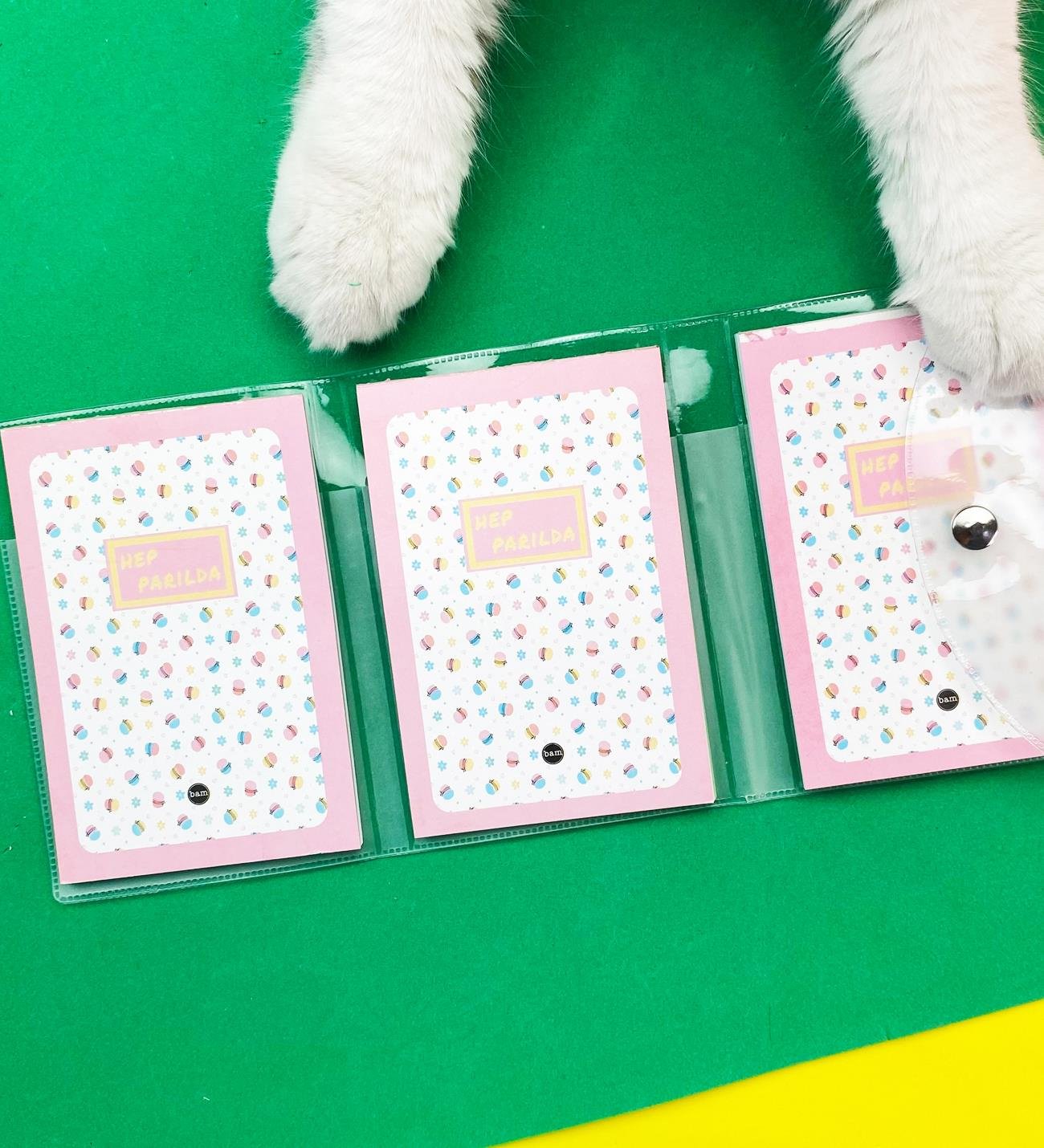 Hep Parılda Tasarımlı PP Mini Çanta Defter Ve Kalem SetgiftmodaBAM-1142