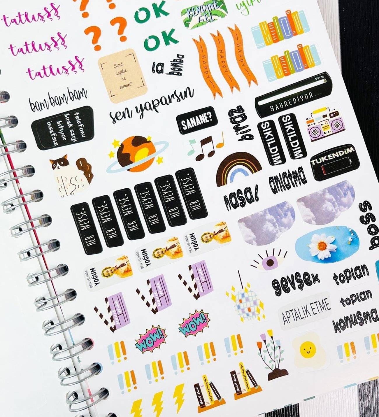 Unutma Sadece Sen Başarabilirsin Tasarımlı Konuşan AjandagiftmodaBam-1164