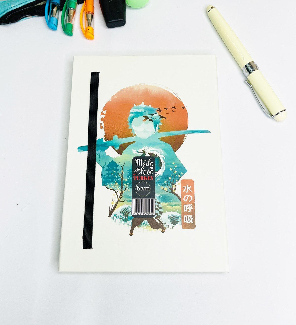 Demo Slayer Dragon Tasarımlı Lastikli DeftergiftmodaGmd100147