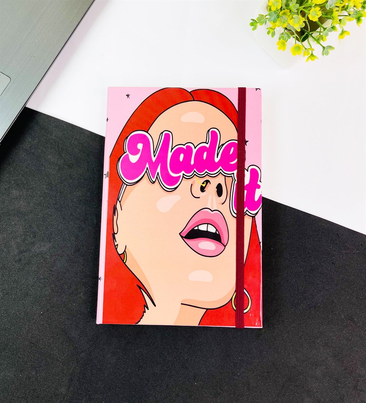 Made It Tasarımlı Lastikli DeftergiftmodaGmd100592