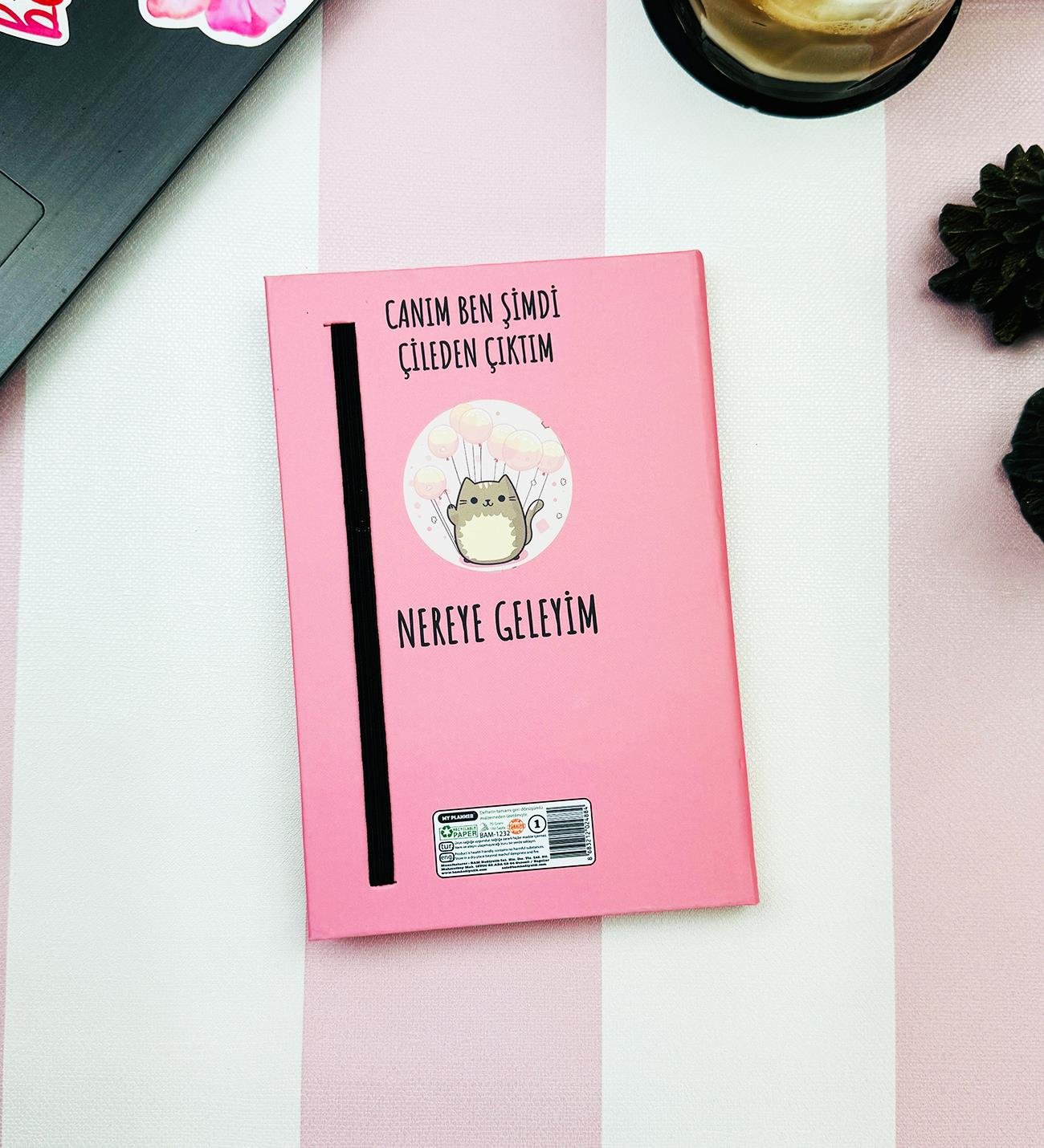 Çileden Çıktım V2 Tasarımlı Lastikli DeftergiftmodaBam-1232	