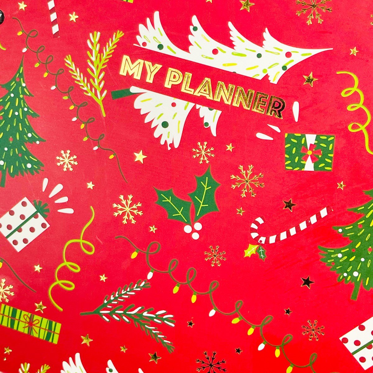 Kırmızı Noel Tasarımlı Konuşan AjandagiftmodaGmd100156