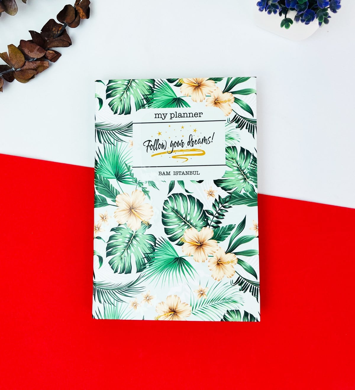 Follow Your Dreams Tasarımlı Lastikli DeftergiftmodaGmd100223	