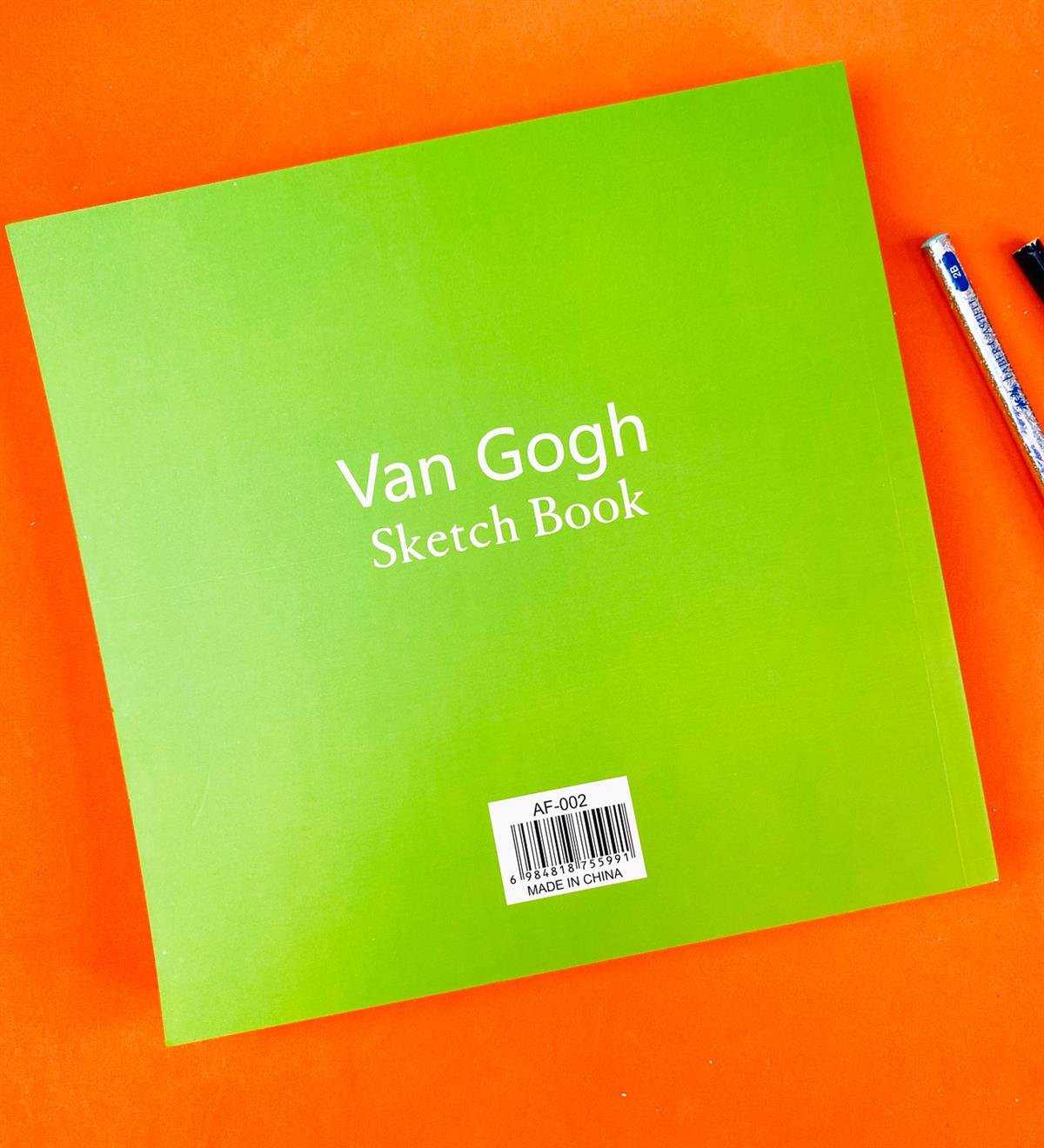 Van Gogh Buğday Tarlasında Orakçı Tasarımlı Sketch BookgiftmodaBAM-180