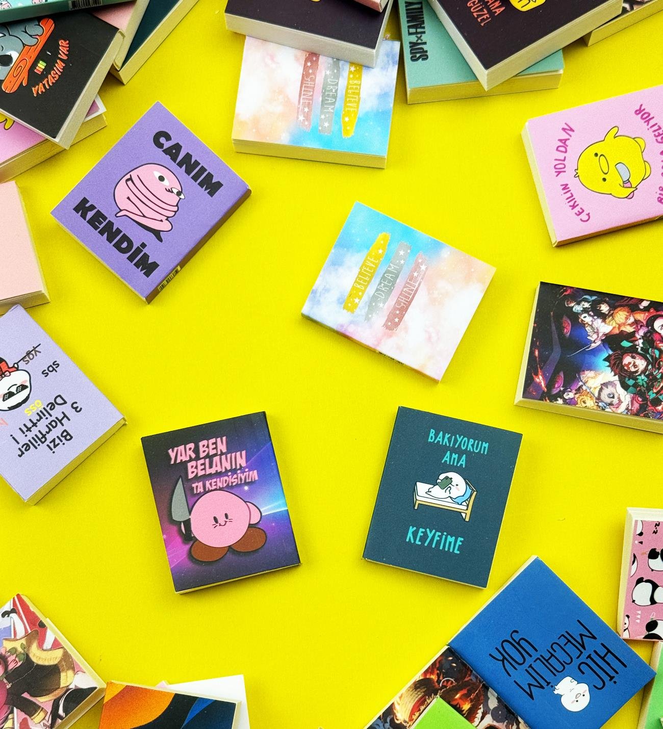 3'lü Minicik Defter 5x4 Cm 120 SayfagiftmodaBAM-1032