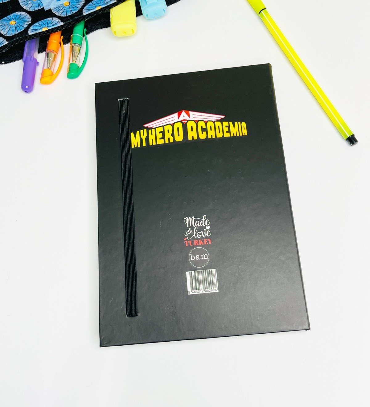 My Hero Academia Tasarımlı Lastikli DeftergiftmodaGmd100142
