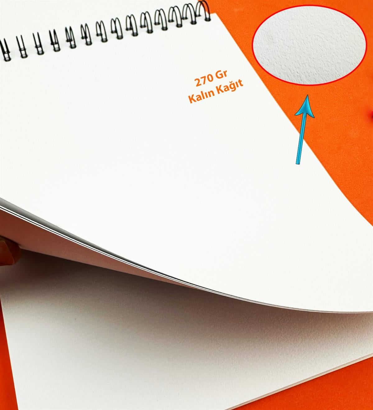 30x21Cm A4 Sketch Book - Eskiz Defteri - 270 Gr - 34 YaprakgiftmodaBAM-1054