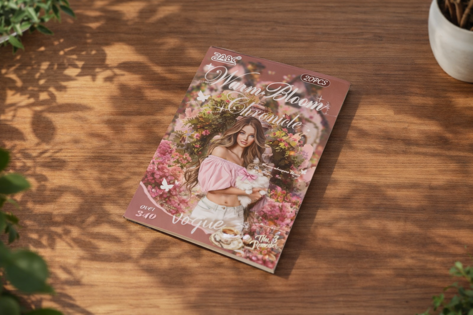 BAM 2334 20 Sayfa Plastik Retro Etiket Defteri x8giftmodaBM-2334