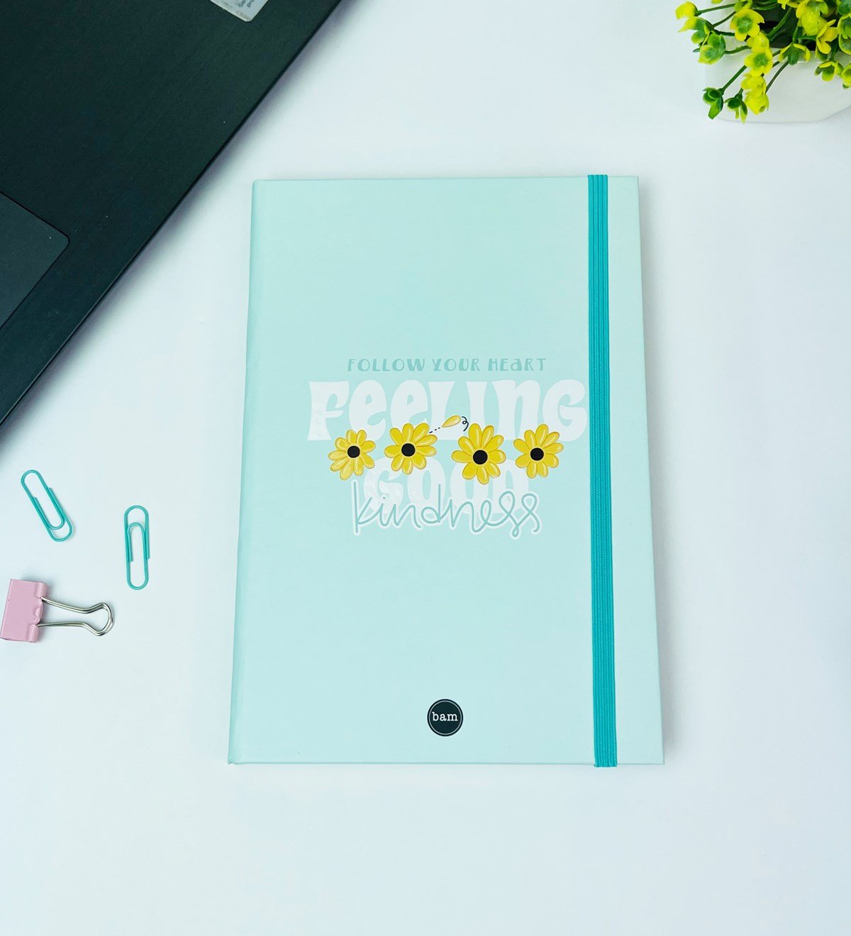 Kalbinin Sesini Dinle Tasarımlı Lastikli DeftergiftmodaGmd100457