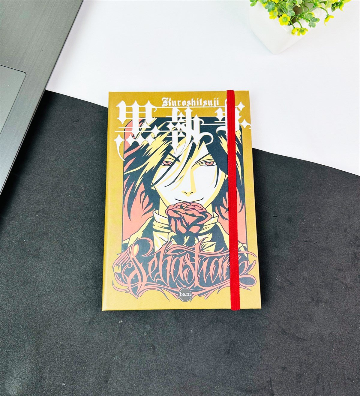 kuroshitsuji Tasarımlı Lastikli DeftergiftmodaGMD0001-15	