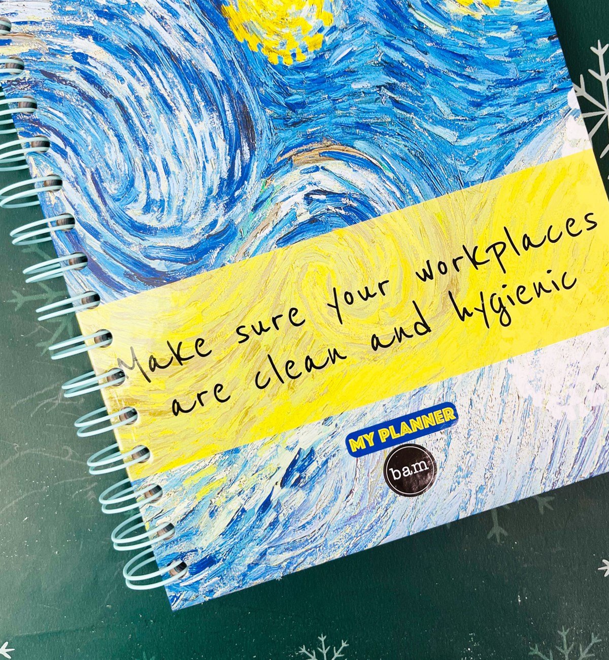 Van Gogh Tasarımlı Konuşan AjandagiftmodaGmd100130