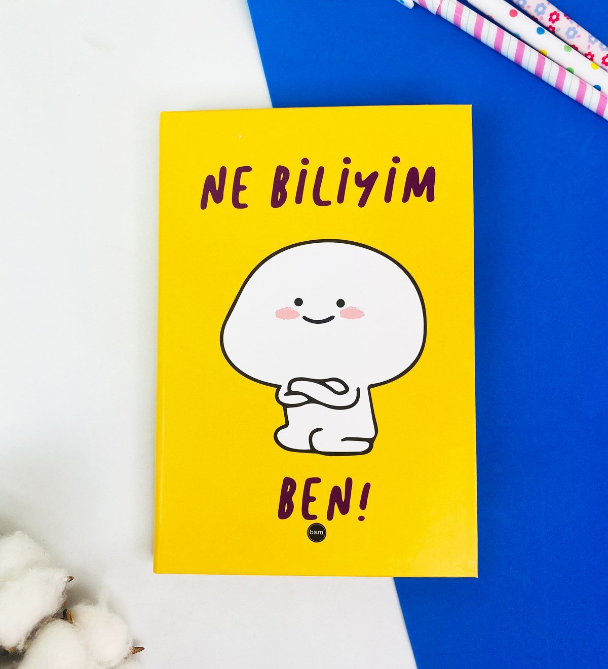 Ne Biliyim Ben Tasarımlı Lastikli DeftergiftmodaGmd100310