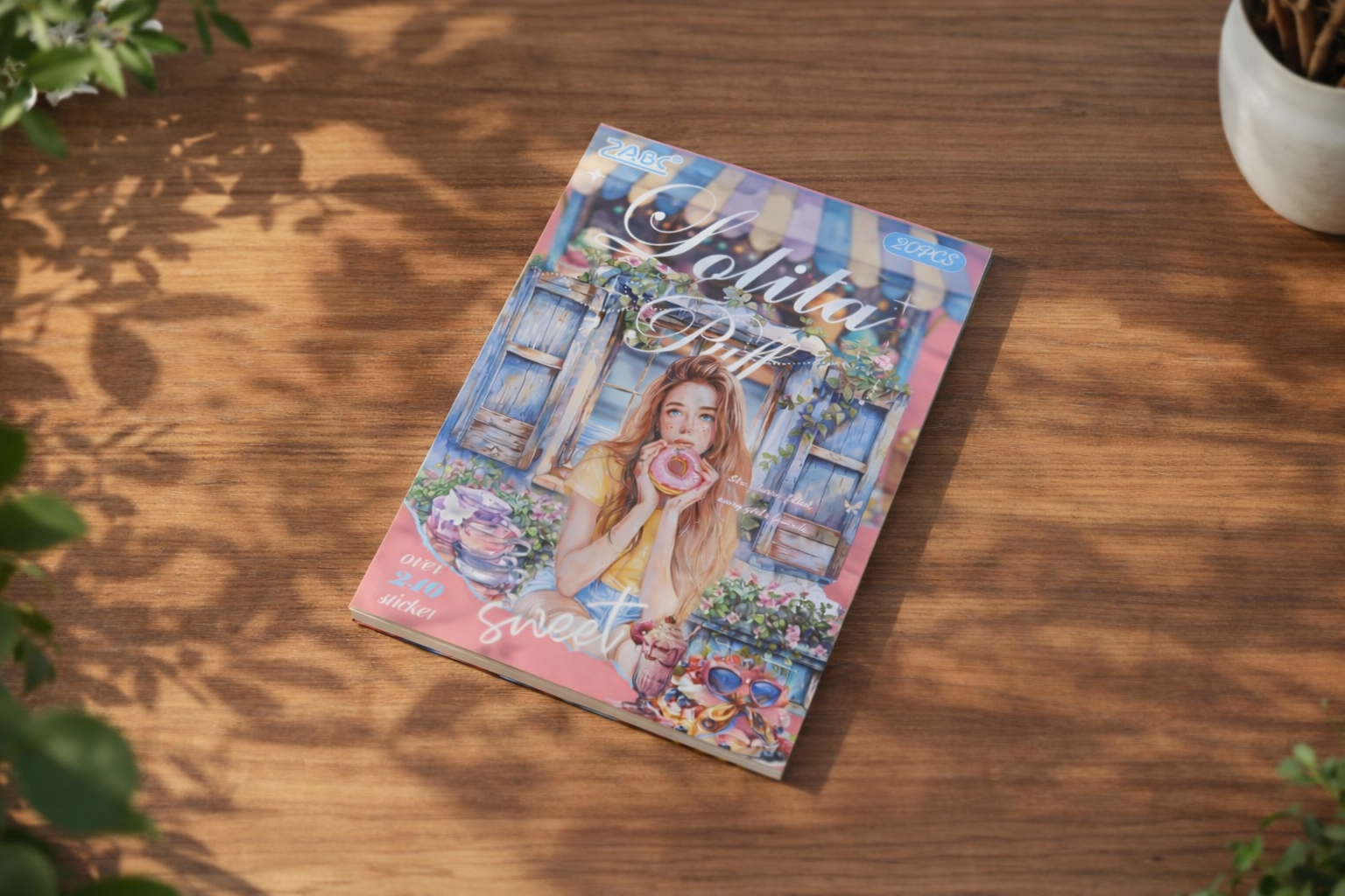 BAM 2334 20 Sayfa Plastik Retro Etiket Defteri x8giftmodaBM-2334