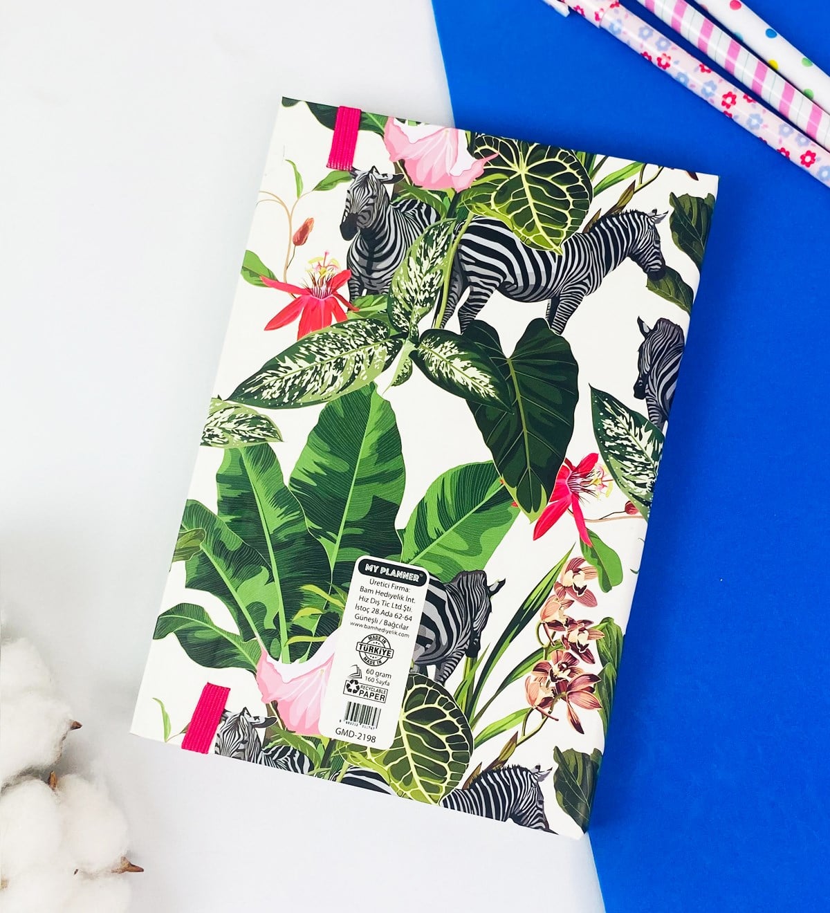 Be Positive Tasarımlı Lastikli DeftergiftmodaGmd100306