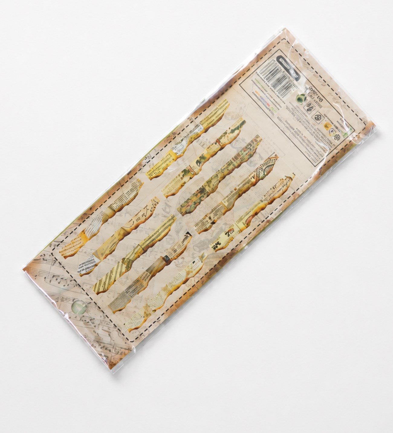 Şeffaf Vintage Scrapbook StickergiftmodaBM-2600
