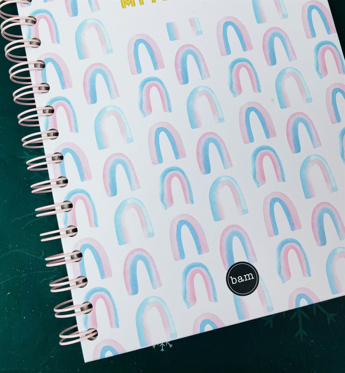 Gökkuşağı Tasarımlı Konuşan AjandagiftmodaGmd100160