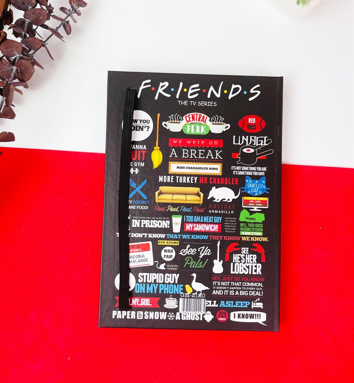 Friends Tasarımlı Lastikli DeftergiftmodaGmd100167